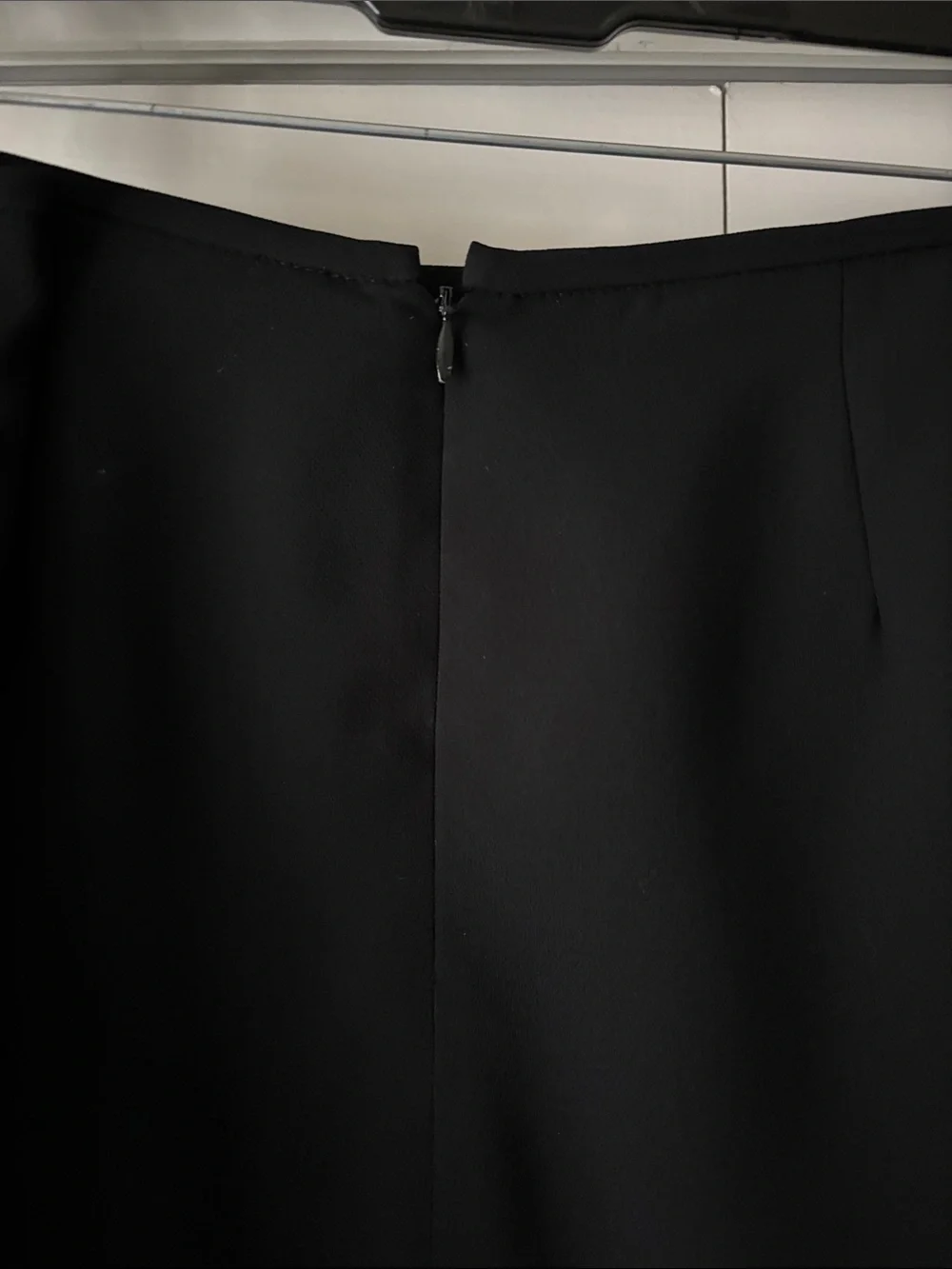 Evan Picone Gray Structured Button Blazer with Black Pleated Skirt - Picture 8 of 8